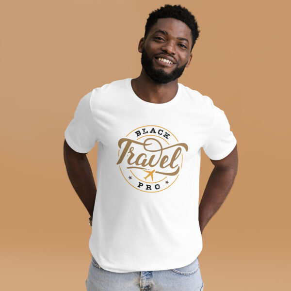 Black Travel Pro Unisex t-shirt - Image 2