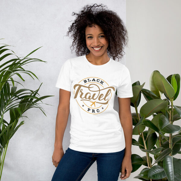 Black Travel Pro Unisex t-shirt - Image 9