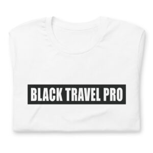 Black Travel Pro Unisex t-shirt