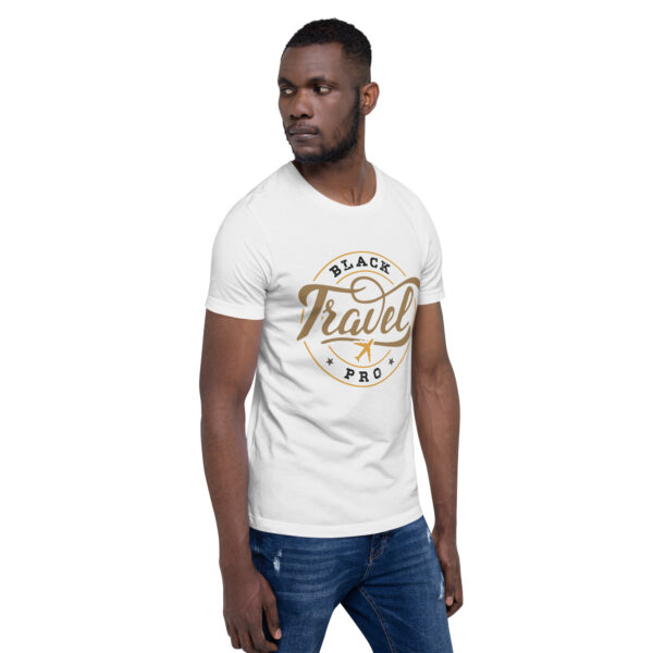 Black Travel Pro Unisex t-shirt - Image 7